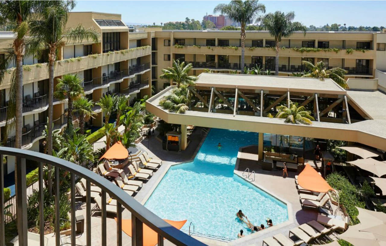 Anaheim Marriott Hotell Exteriör bild